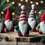 Unikke julegaver til far: opdag håndlavede hæklede nisser